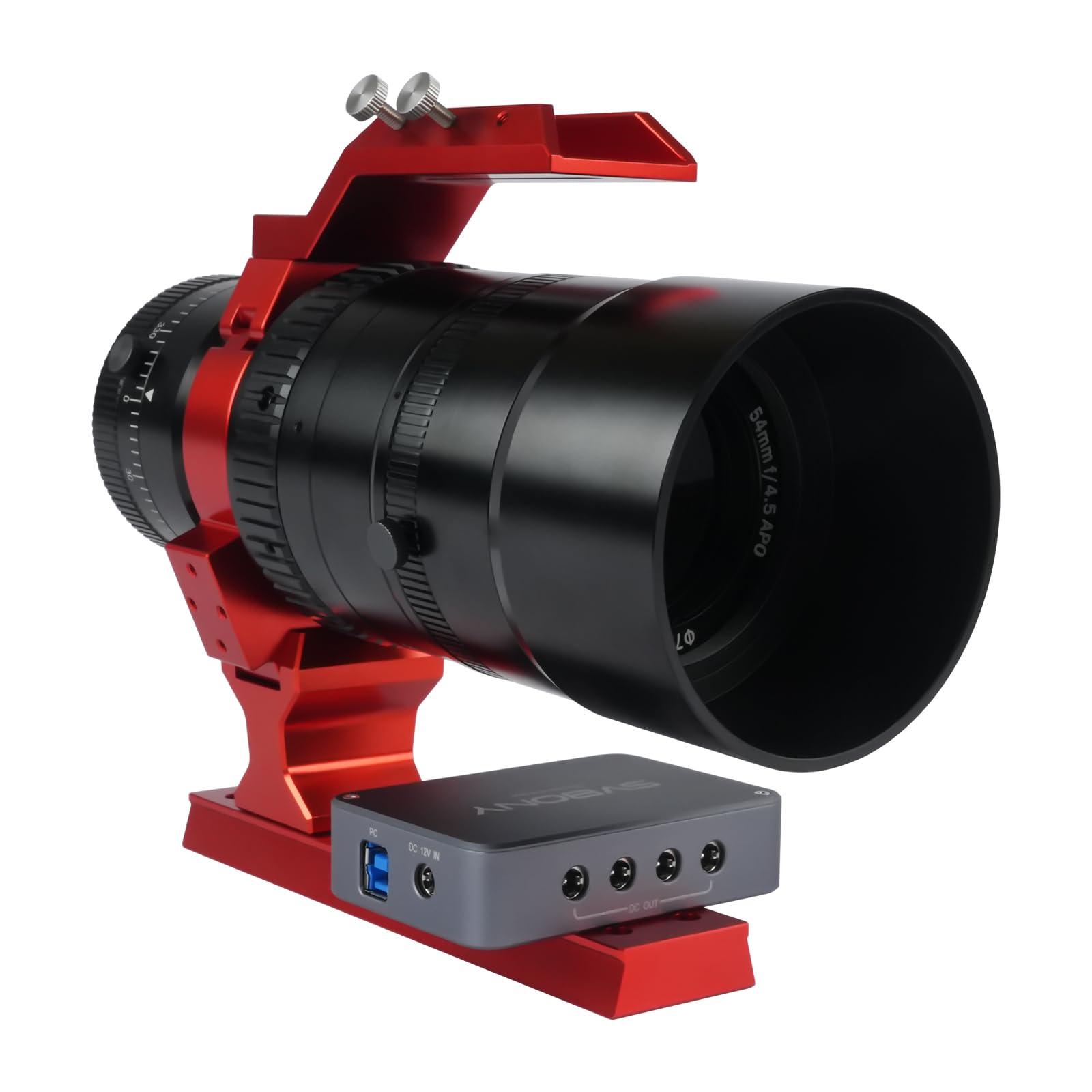 SVBONY SV555 Astrophotography Telescope-New Upgrade, Precision Focus, 44mm Full Frame 54mm APO Refractor SLR Camera Lens with SV241 Astronomy Telescope Power Adapter for Astrophotography