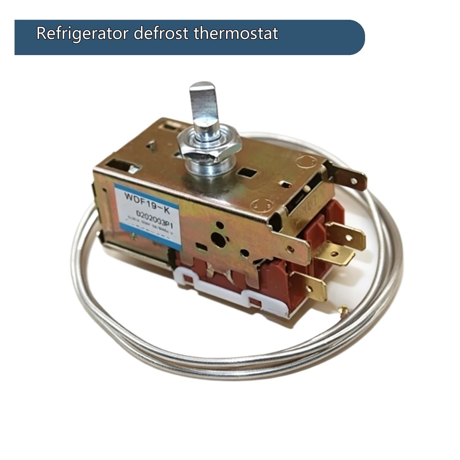 2 pezzi Termostato temperatura frigorifero ricambio Compatibile con WDF19-K