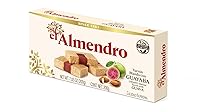 Vista 7 de El Almendro Turron Blondo Tradicional Torrone Español Suave Con Almendras Asadas y Miel 7.05 oz