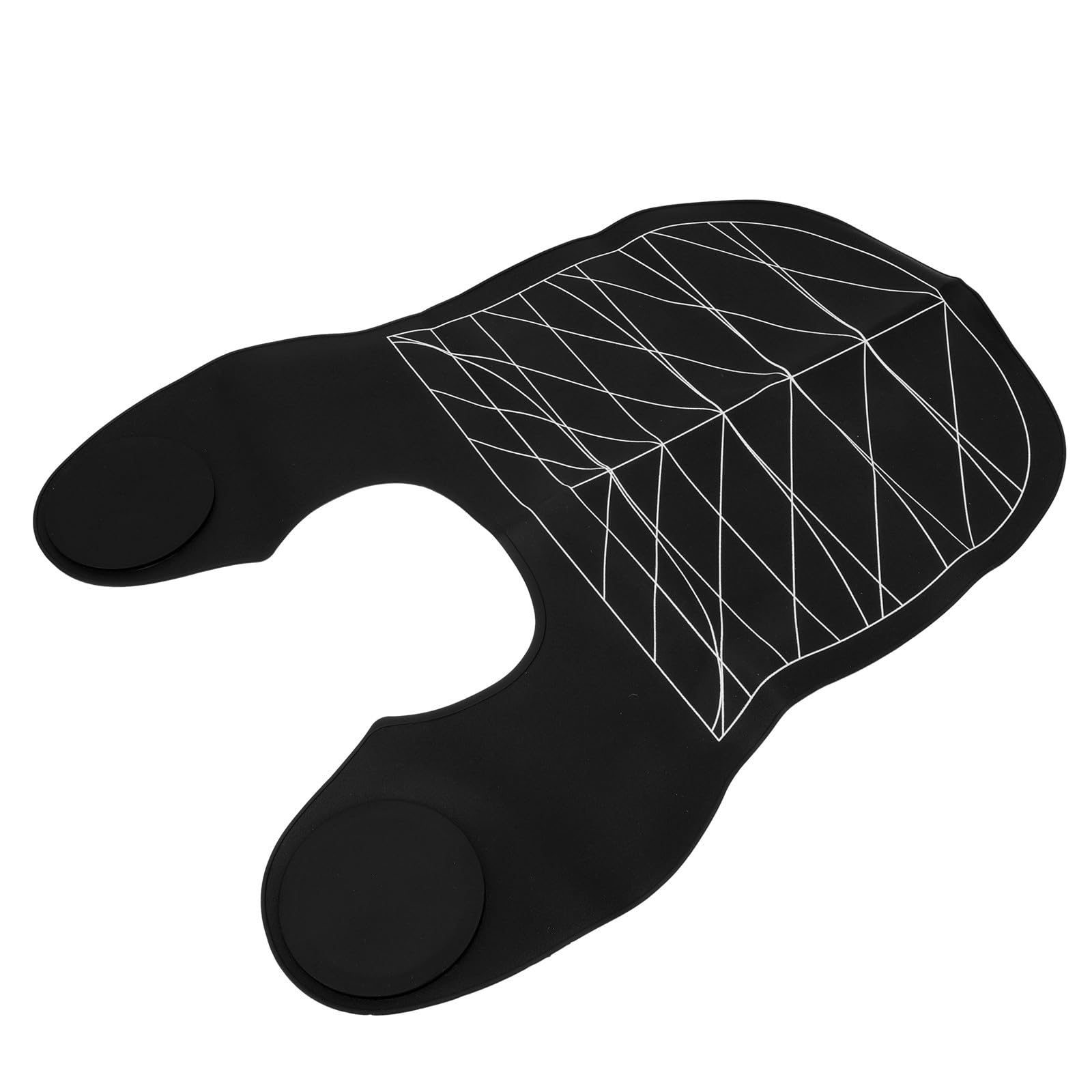 POPETPOP Mantellina in Silicone per Taglio Chioma, Nera