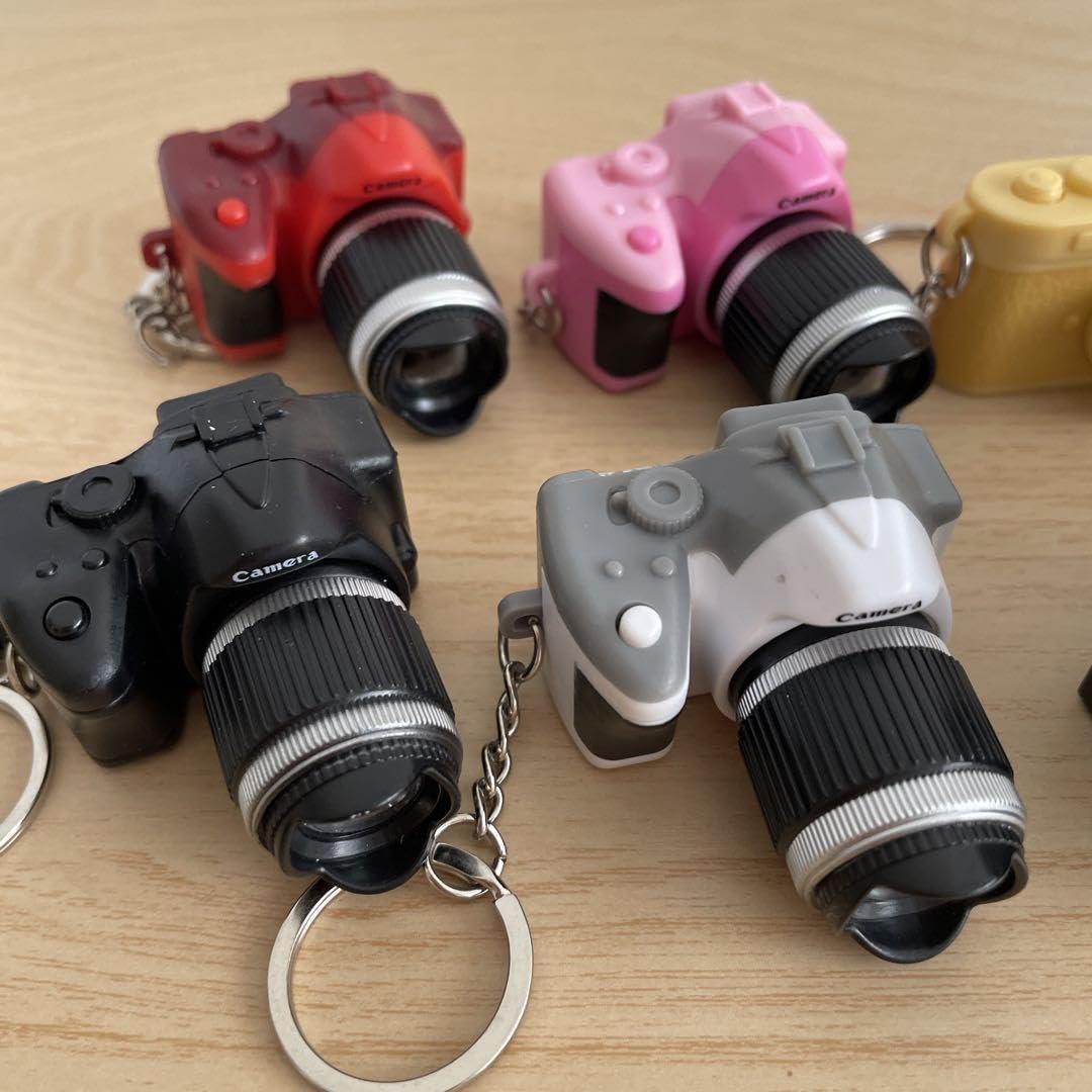 Amazon.co.jp: ミニカメラ ガチャ カメラ フラッシュ 一眼レフカメラ