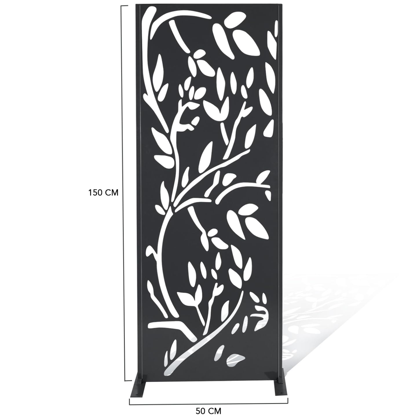 IDMarket - Panneau décoratif Universel 150 x 50 CM LIS Gris