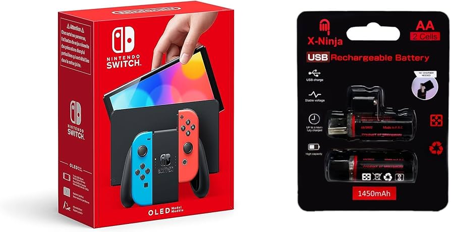 Nintendo Switch Oled Handheld Console Game Bundled With X-Ninja AA