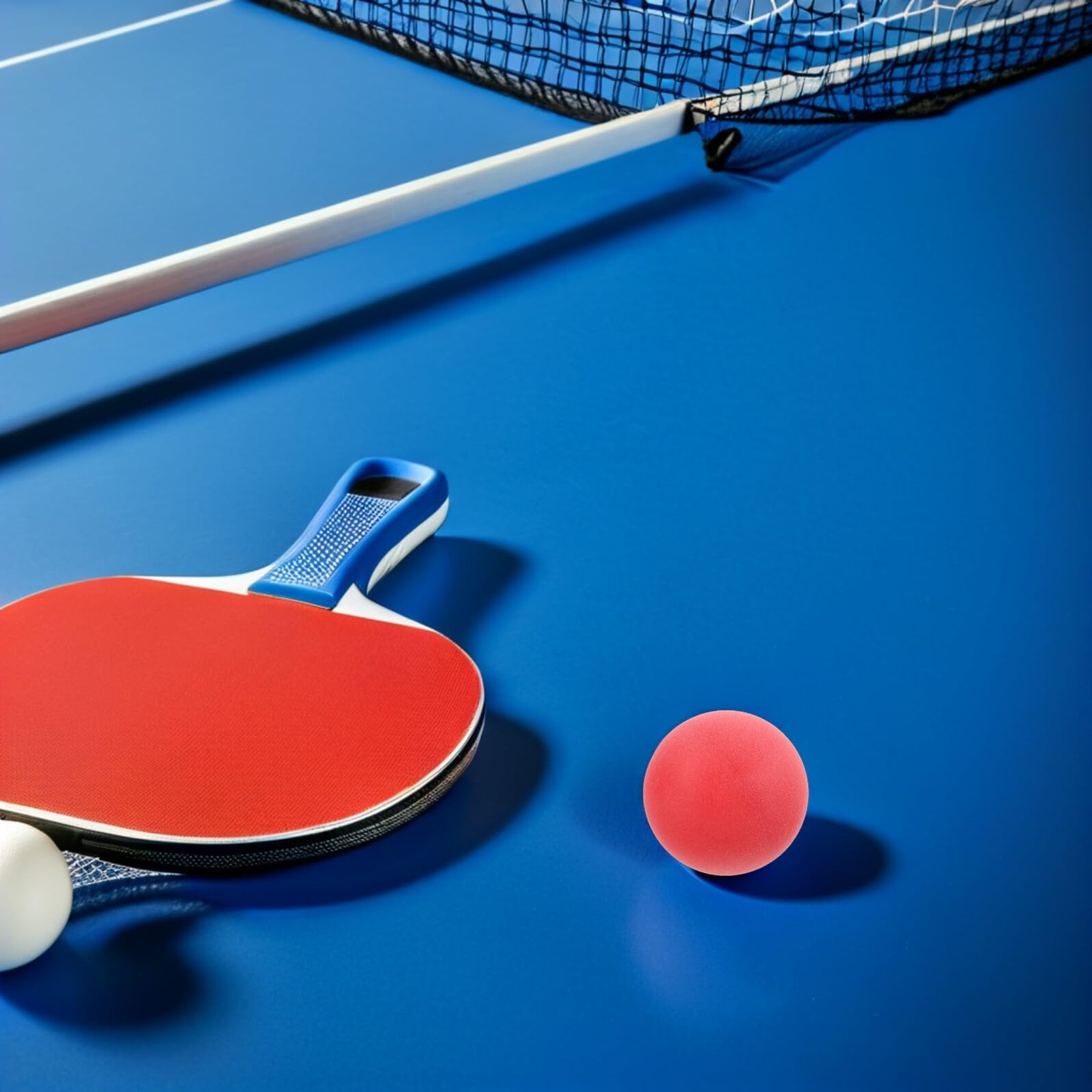 100 Pelotas De Ping-Pong De 40 Mm para Juegos Decoración Deportes Fiestas De Cumpleaños De Plástico para Lotería De Polipropileno Rojo