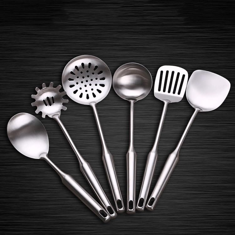 Spatula Spoon Kitchen Utensils Stainless Steel and Ladle Cooking Tool Soup