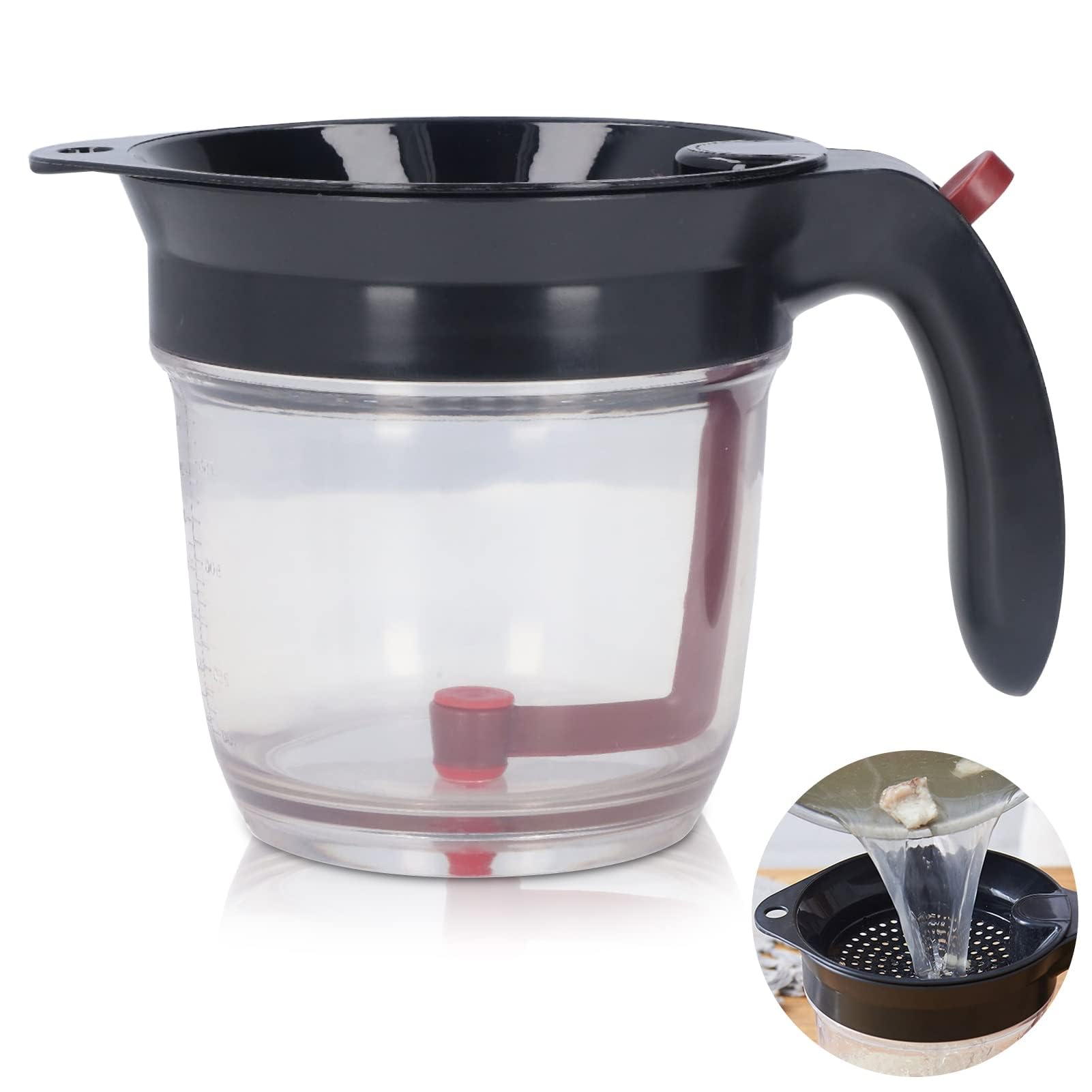 Séparateur de graisse filtre à graisse séparateur de sauce soupes et séparateur d'huile