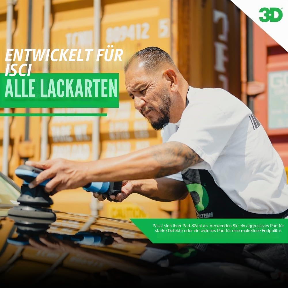 3D One Hybrid Professionelle Schneid - Polier- und Endbearbeitungsmasse (16 Unzen) für Farbkorrektur, automatische Detaillierung und Polierung