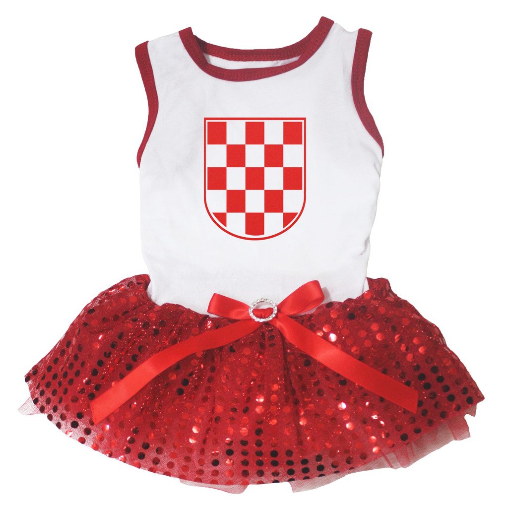 Robe pour chien Croatie blanche XS idéale pour les terrasses d'été
