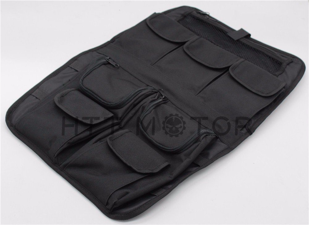 SMT-Tour Pack Lid Organizer Black Compatible With Harley Davidson All [B074R8R4CC]