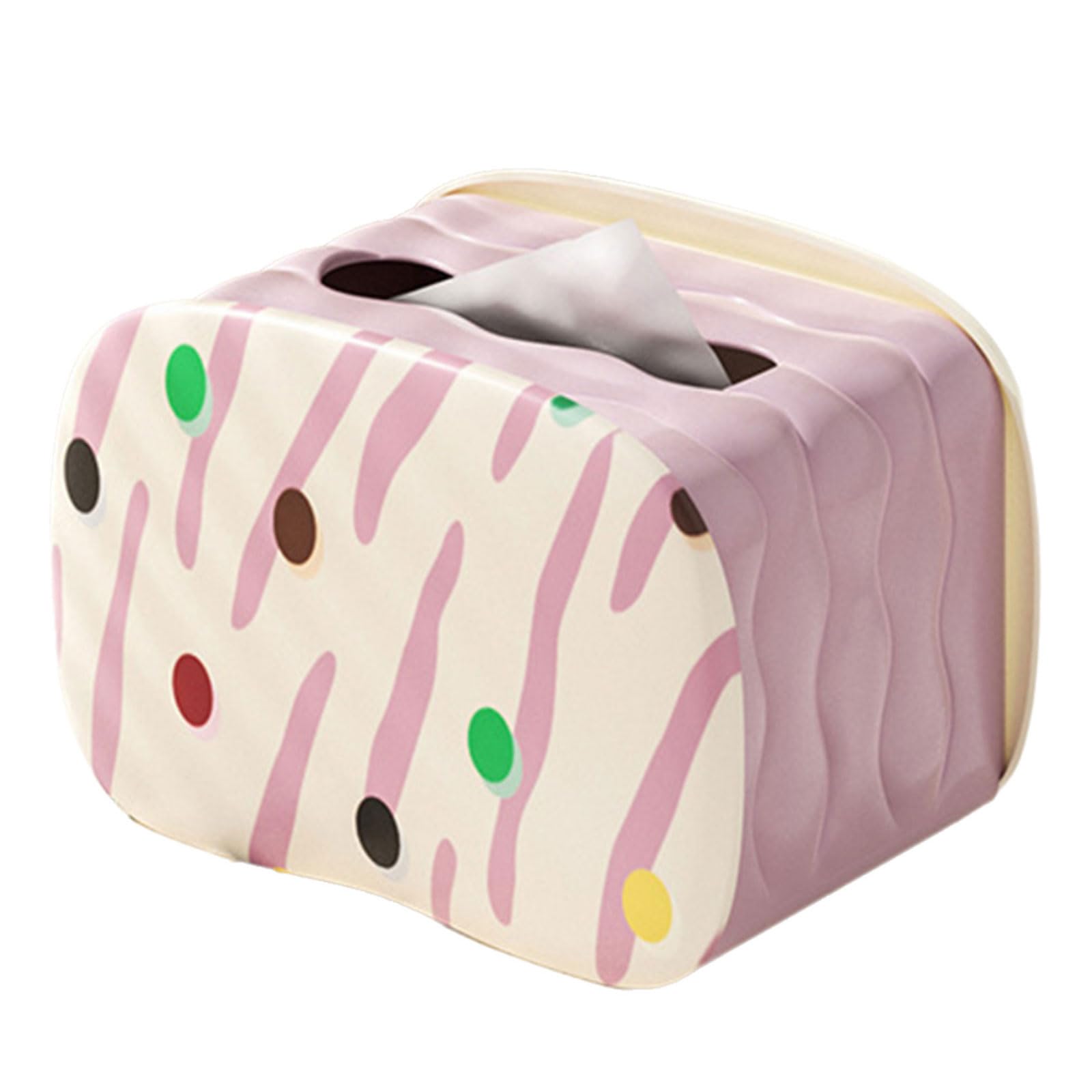 Nucelit Sophisticated Tissue Storage Box with Elegant Slide Out Drawer Fit Various Living Styles Space Saving Accessories Decorative Napkin Box