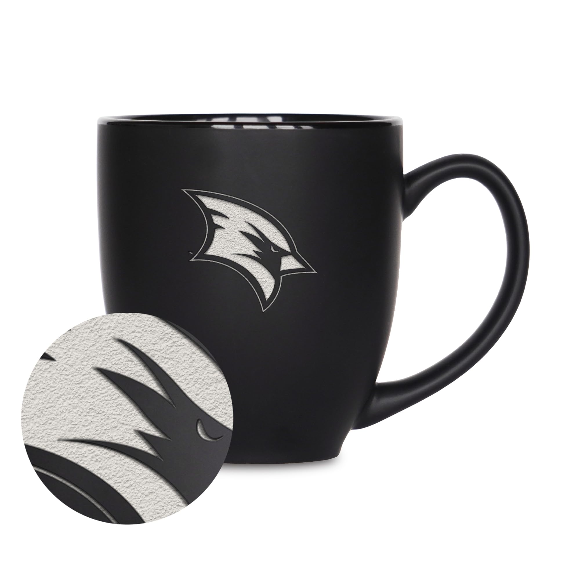 Tasse de bistrot Cardinals de Saginaw Valley State grand format en céramique