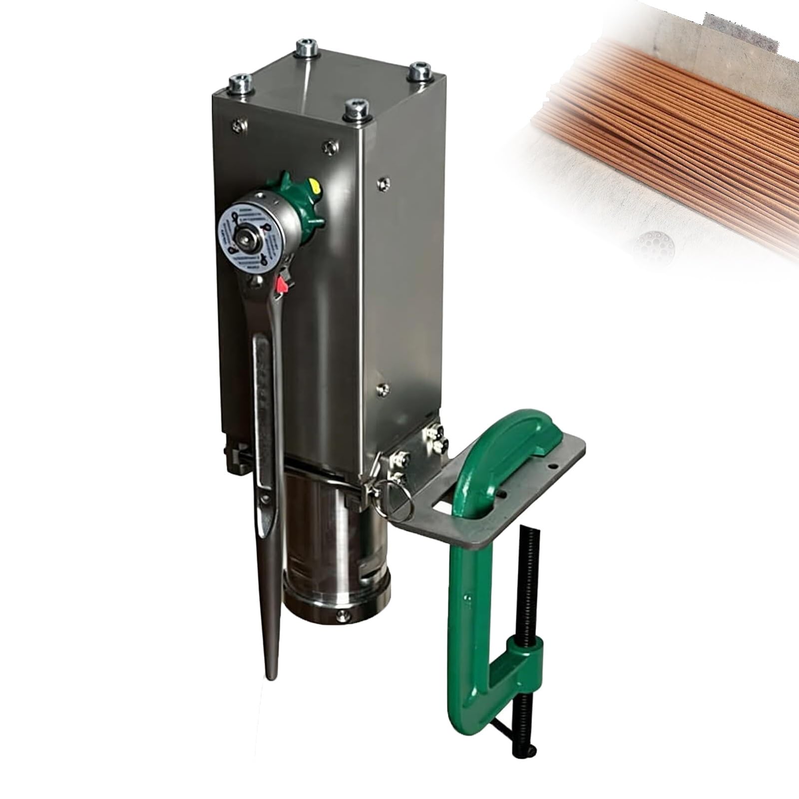 GYKOZY Incense Stick Extruder Machine, Heavy Duty Handheld Maker with 2.1mm 8-Hole Molds & Pounding Stick, Ideals for Home Incense Making Enthusiasts