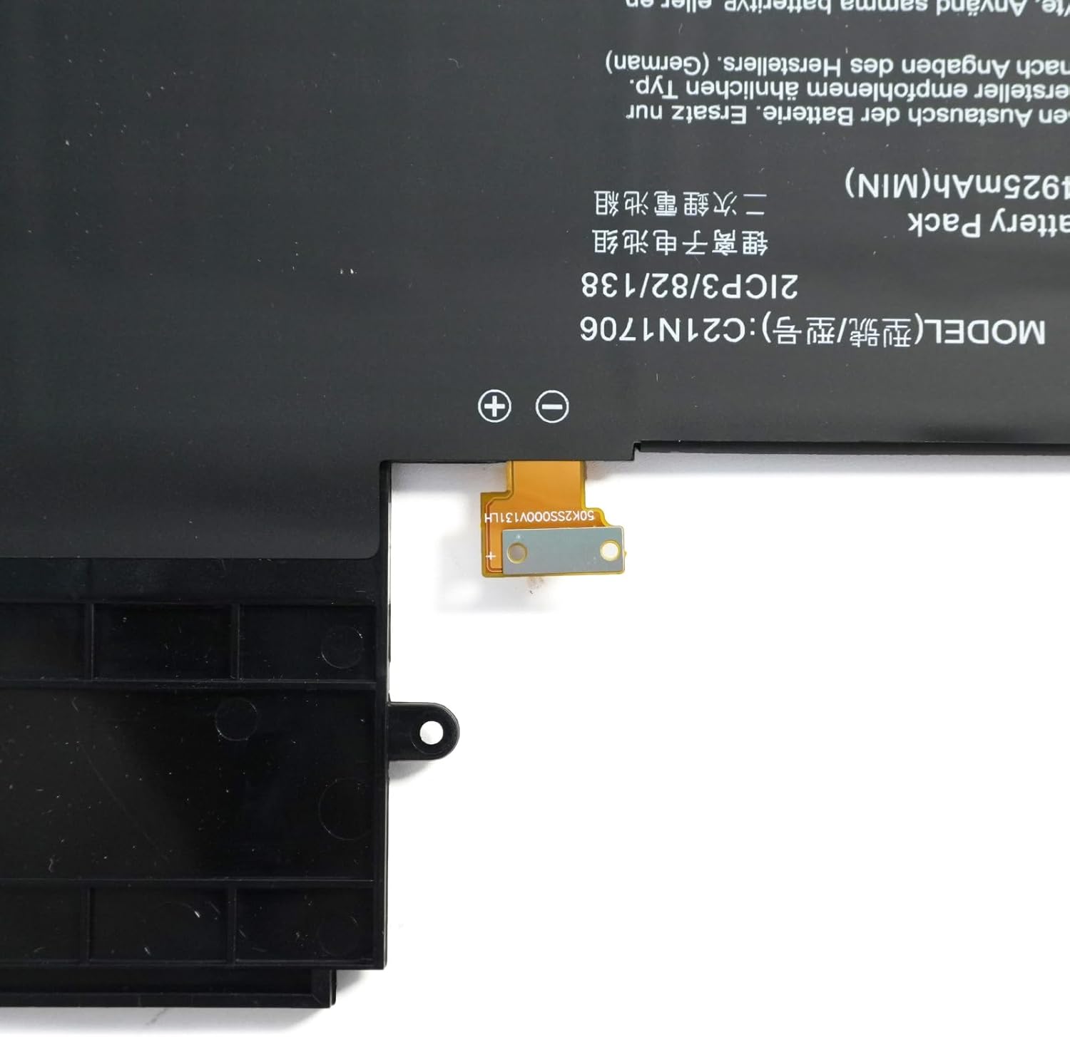 C21N1706 Laptop Battery Compatible with Asus ZenBook Flip S UX370 UX370U UX370UA UX370UAF UX370UAR UX370F UX370UA-C4207T UX370UA-C4283T-OSS UX370UA-C4238T UX370UA-C4241T Series(7.7V 39Wh)