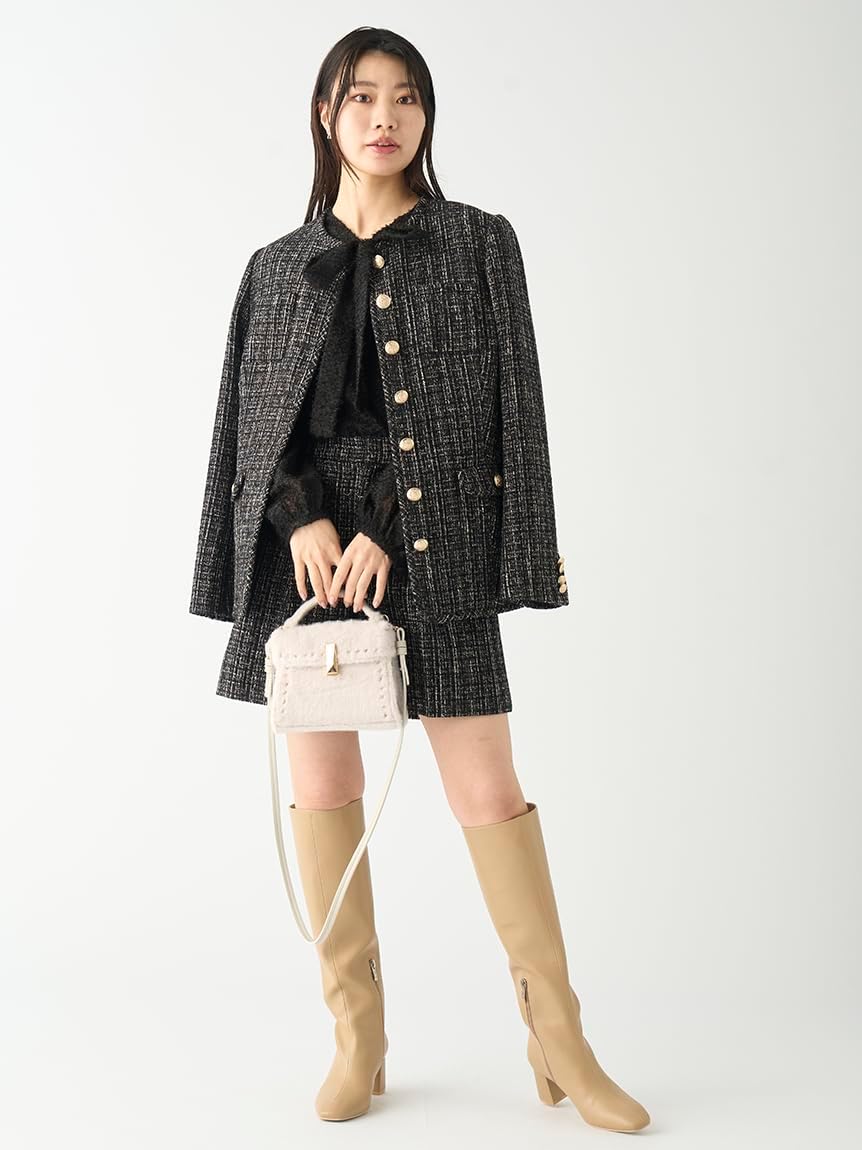 Amazon | [セルフォード] ロゴメタルポイントロングブーツ