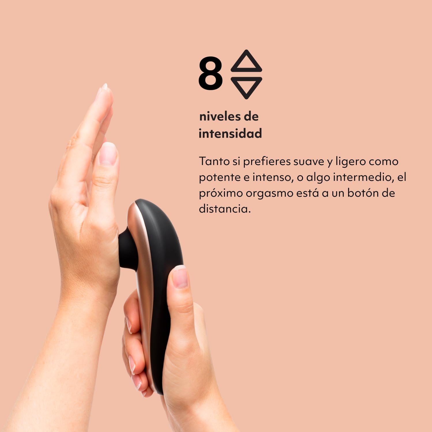 Womanizer Classic Succionador de clítoris - Estimulador de clítoris femenino con 8 niveles de intensidad - Succionador mujer sumergible - Vibrador recargable para mujeres y para parejas - oro rosa
