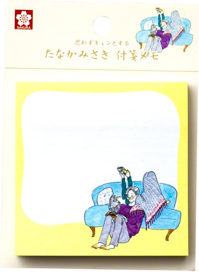 Sakura Craypas QFM-TMC-5P Sticky Notes, Misaki Tanaka Original C Set, 5 Notebooks,