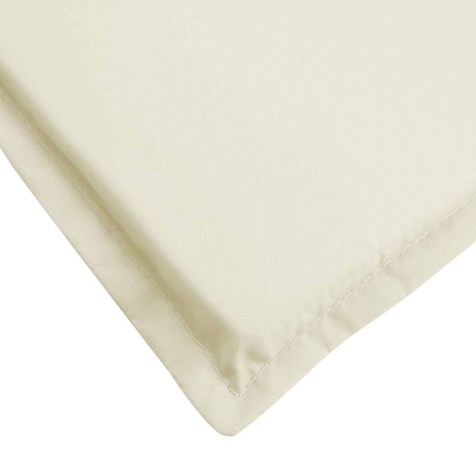 Gecheer Cuscino per lettino color crema (75+105) X50X3 cm Materassino per lettino da giardino, cuscino decorativo per panca esterna