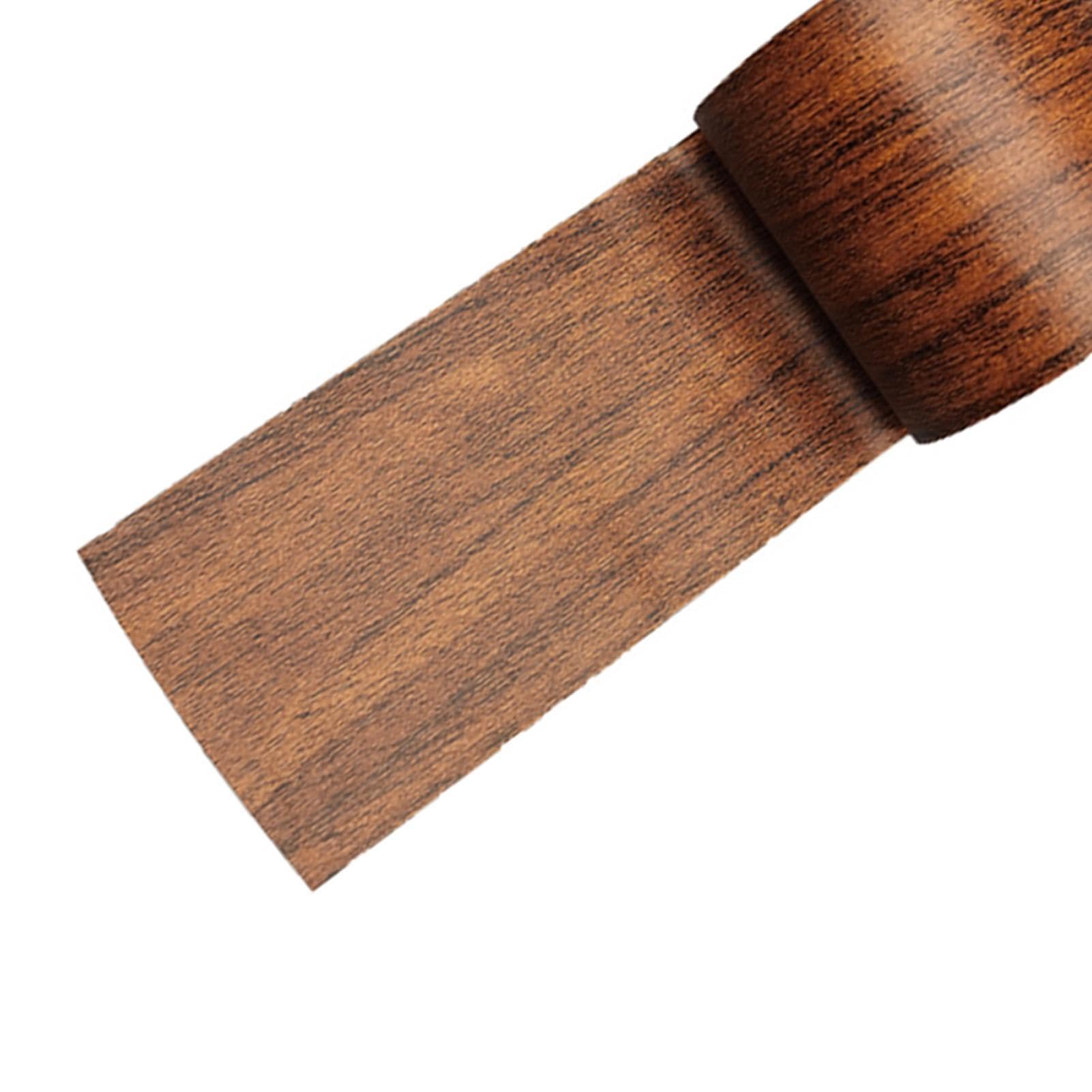 4.5M Realistic Wood Grain Repair Tape, Repair Tape Patch Wood Textured, High Adhesive Wood Colored Duct Tape, Waterproof Wood Grain Sticker Tape Roll