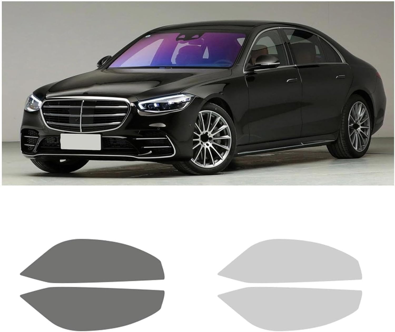 SamLng Car Front Light Film for S-Class W223 2021 Headlight Protection Sticker Car Front Headlamp Protection Film car Lights Film Headlight Anti-Scratch Non-Yellowing Protective Film