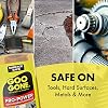 Goo Gone Pro Power Adhesive Remover | Removes Stickers, Goo, Tar, Grease, Great on Tools | Surface Safe, Fresh Citrus Scent - 2 Pack with Scraper Tool, Sticker Lifter