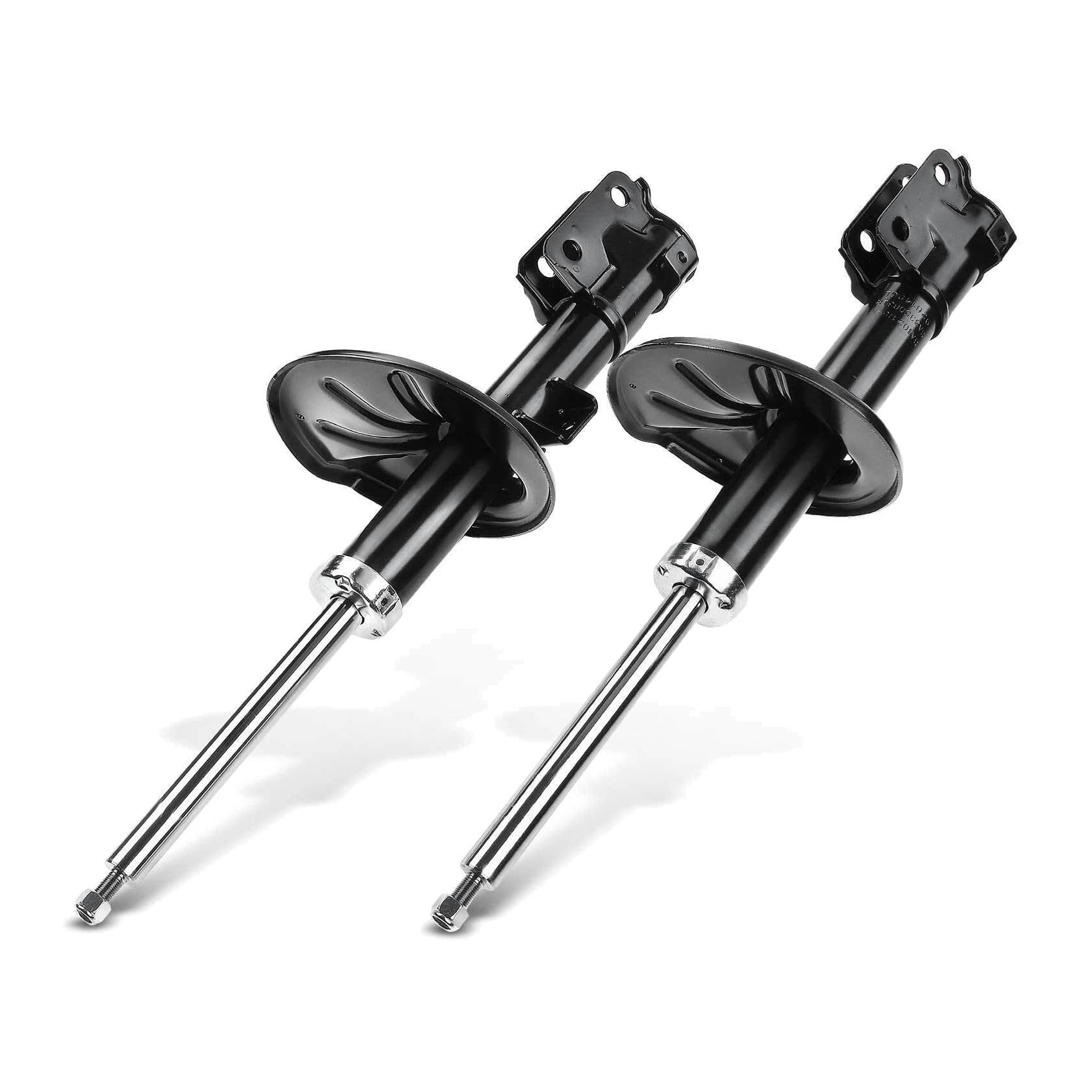 SasugaOne 2pcs Suspension Absorber Strut Set Front Left Right Black for Mitsubishi for Endeavor 3.8L 2004-2008 2010-2011 333828R 335082