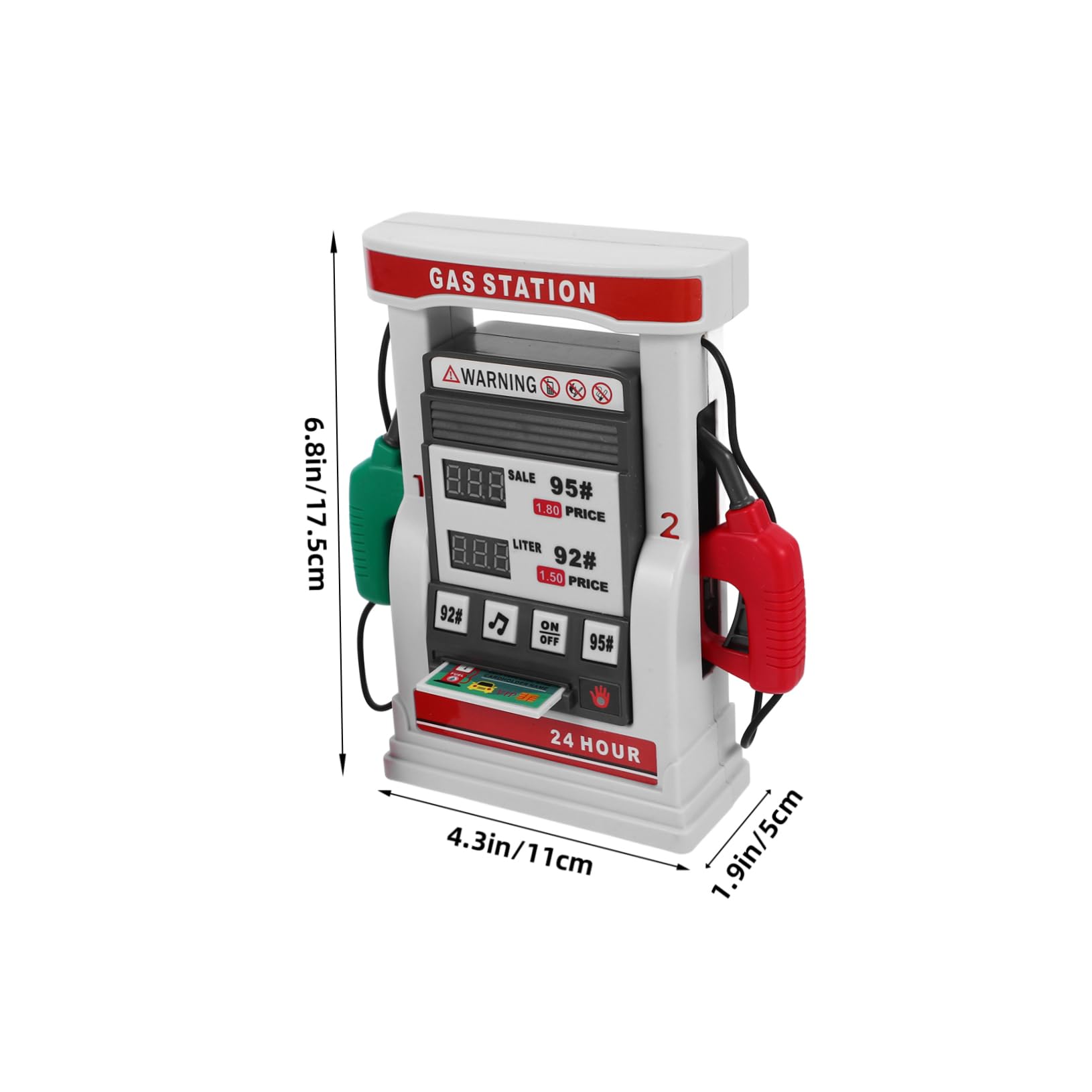 Giocattolo Stazione per Ragazzo Ragazza in Plastico, Design Self-service per Sviluppare Abilità Manuali, Set Educativo e Ricreativo