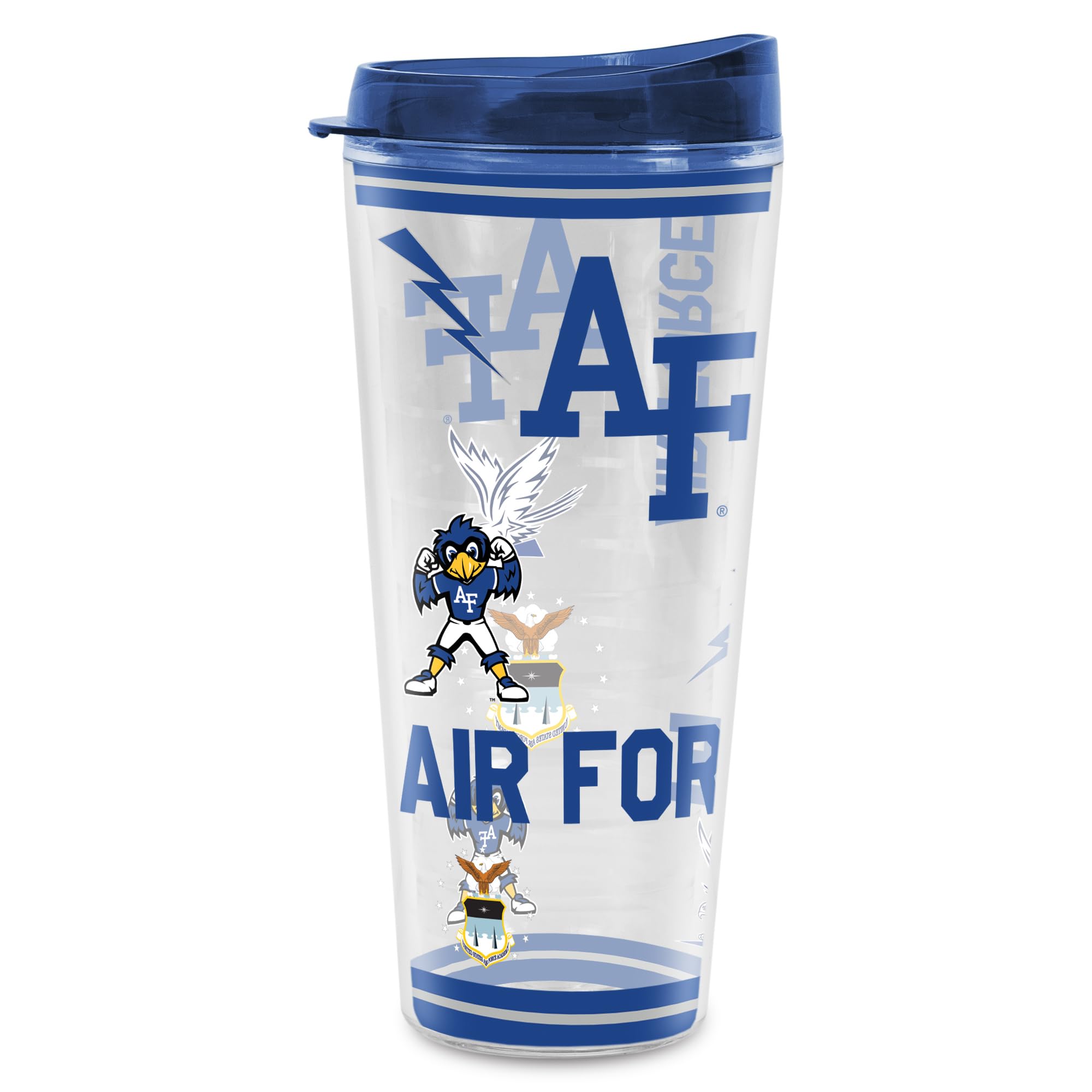 Rico Industries NCAA College Double Wall Mayhem 16oz Or 20oz Tritan Tumbler W Lid