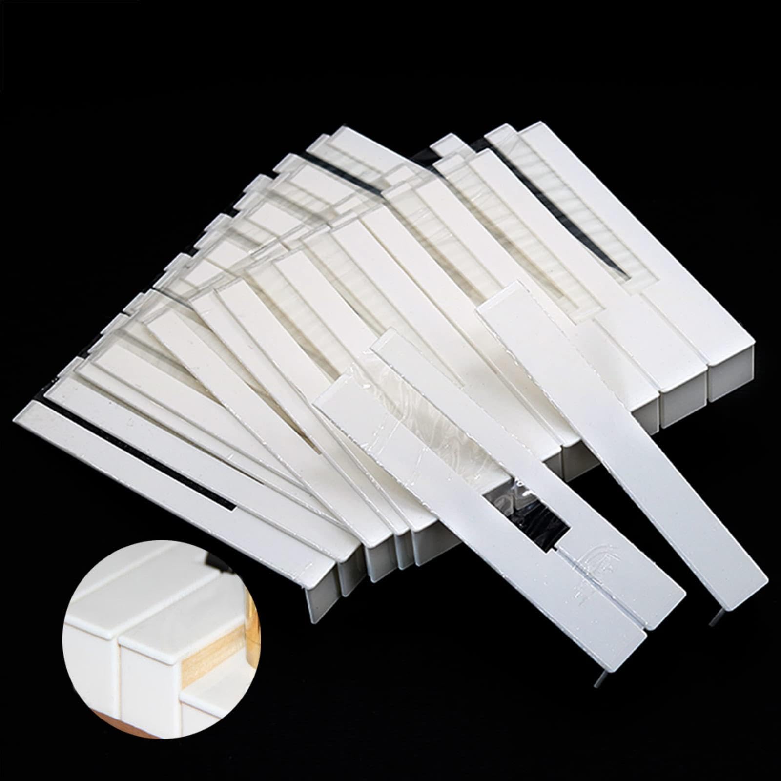 52 pezzi di strumenti per la riparazione dei tasti del pianoforte, copritasti del pianoforte, facili da installare, accessori di riparazione e, 50mm