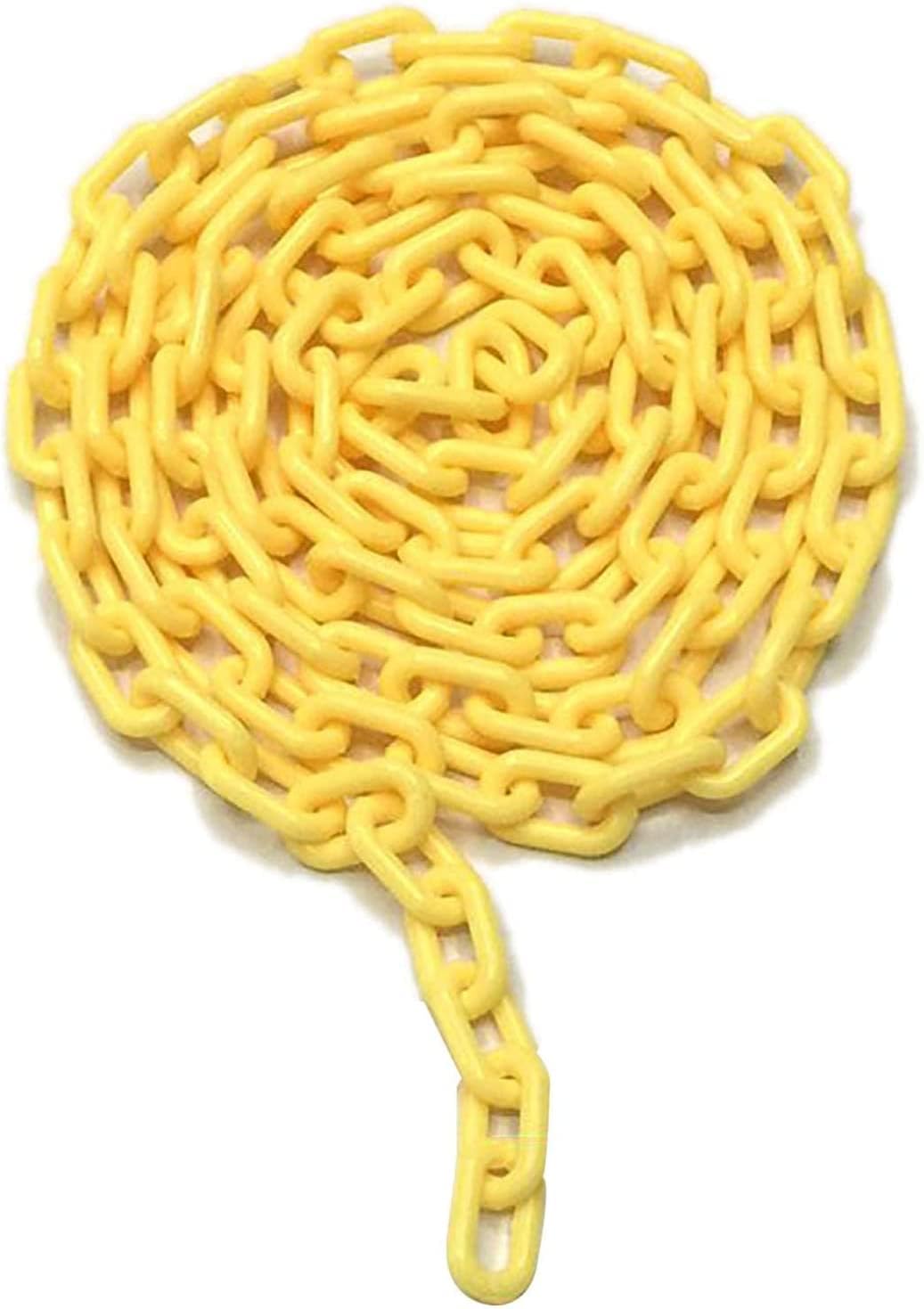 Plastic Barrier Chain, Yellow plastic chain barrier, Barrier Chain With