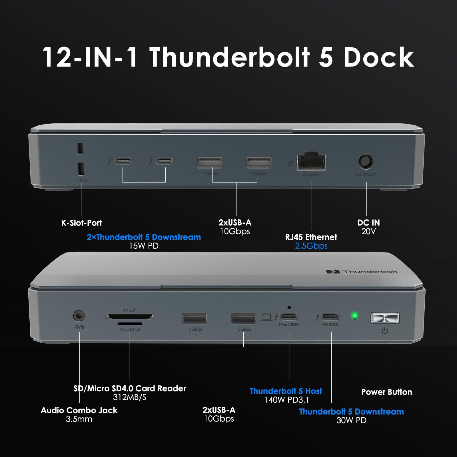 WAVLINK Thunderbolt 5 ドッキングステーション Amazon.co.jp: WAVLINK Thunderbolt 5 ドッキングステーション 12-in-1