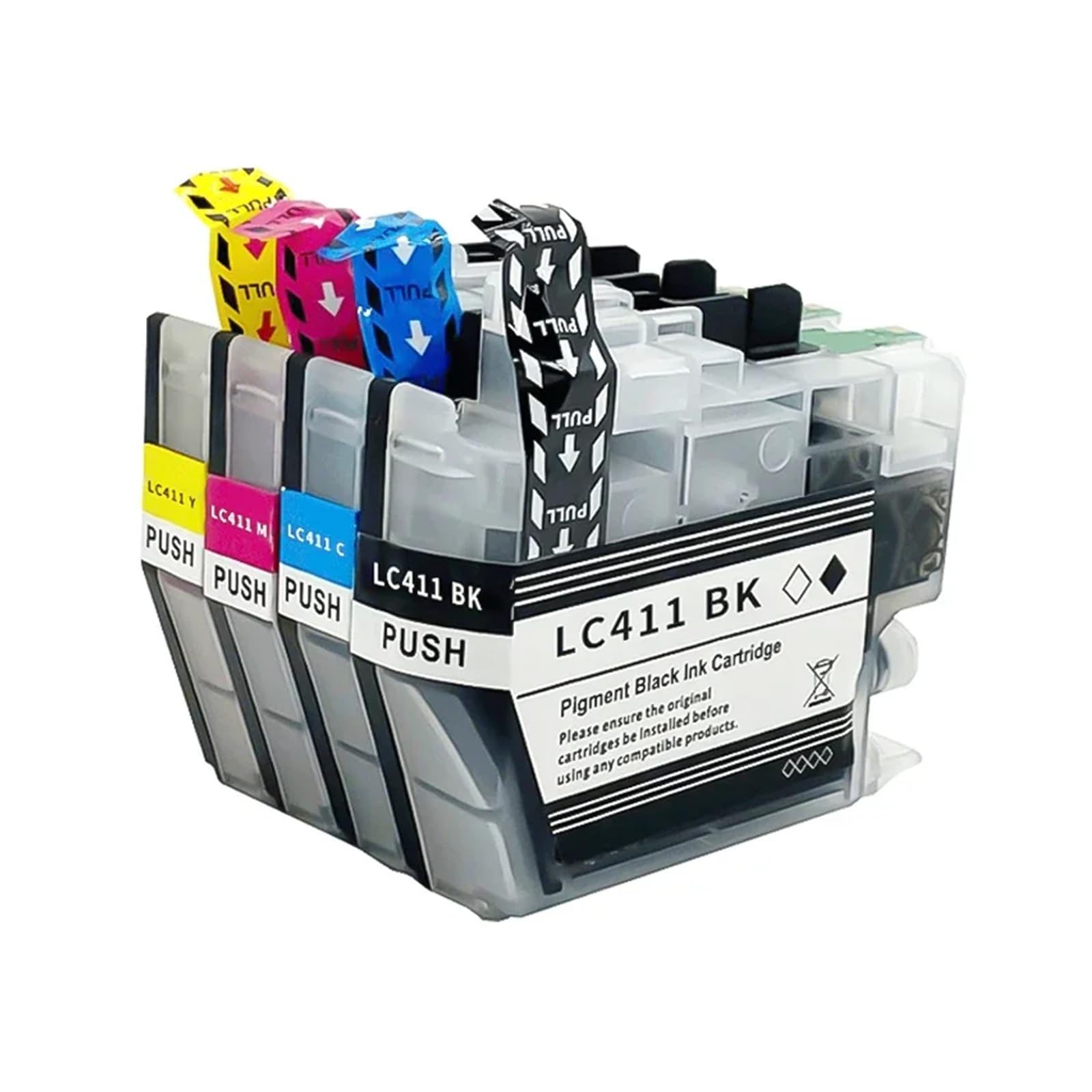 Cartuccia d'inchiostro giapponese LC411, compatibile con Brother