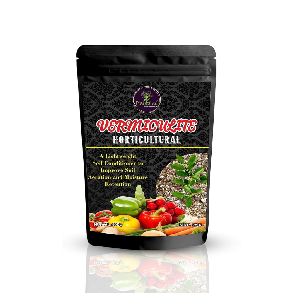 Plantsoul Organic Exfoliated Vermiculite Horticulture Grade for Gardening & Hydroponics (1.8 Kg) (B0B4KG418L) Amazon Price History, Amazon Price Tracker