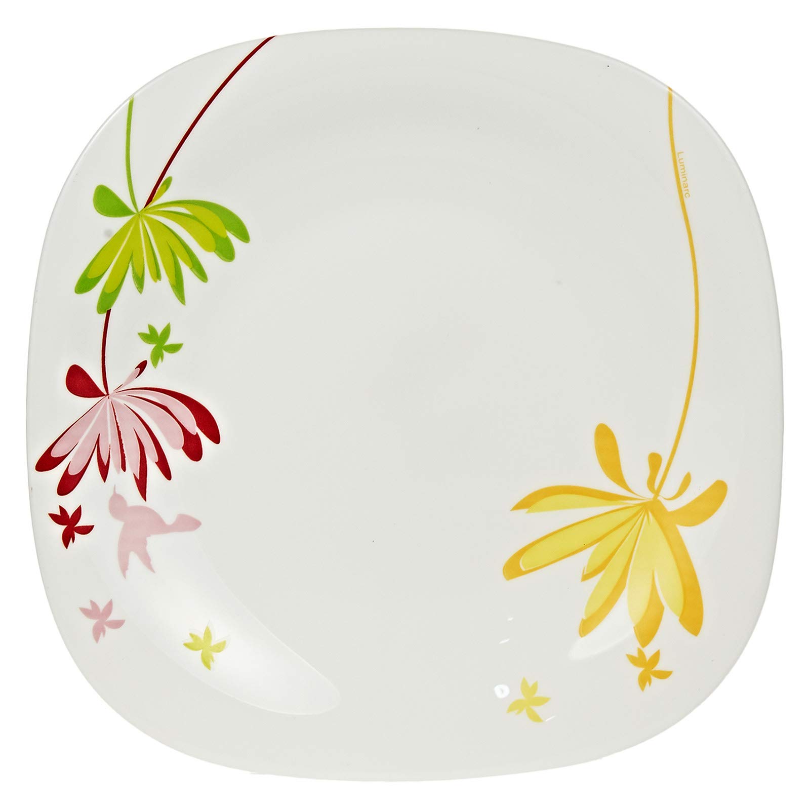 LuminarcCrazy Flower Dessert Plate - White