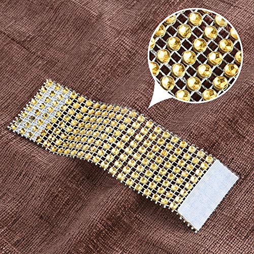 Image of Accmor 100pcs Napkin Rings, Gold Silver Napkin Rings Buckles | Napkin Rings for Table Decorations, Wedding, Dinner, Party, DIY Decoration