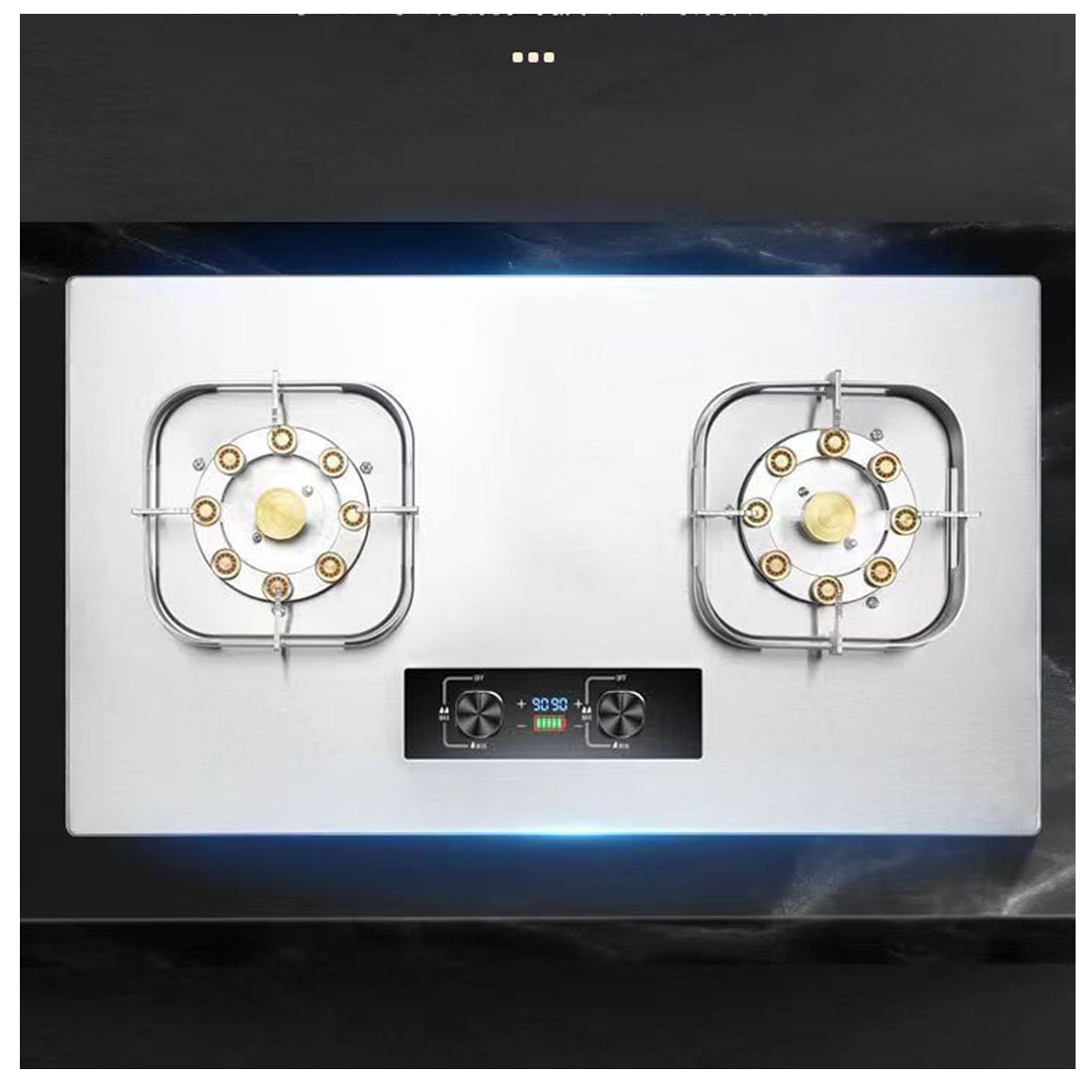 Cuisinière à gaz en acier inoxydable pour mijoter vos repas de famille
