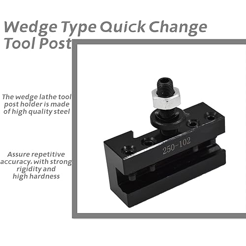 Miniatura 3 de waltyotur 2 piezas AXA - Poste de herramientas de cambio rápido 250-102 tipo cuña tipo cuña de cambio rápido de 6-12 pulgadas