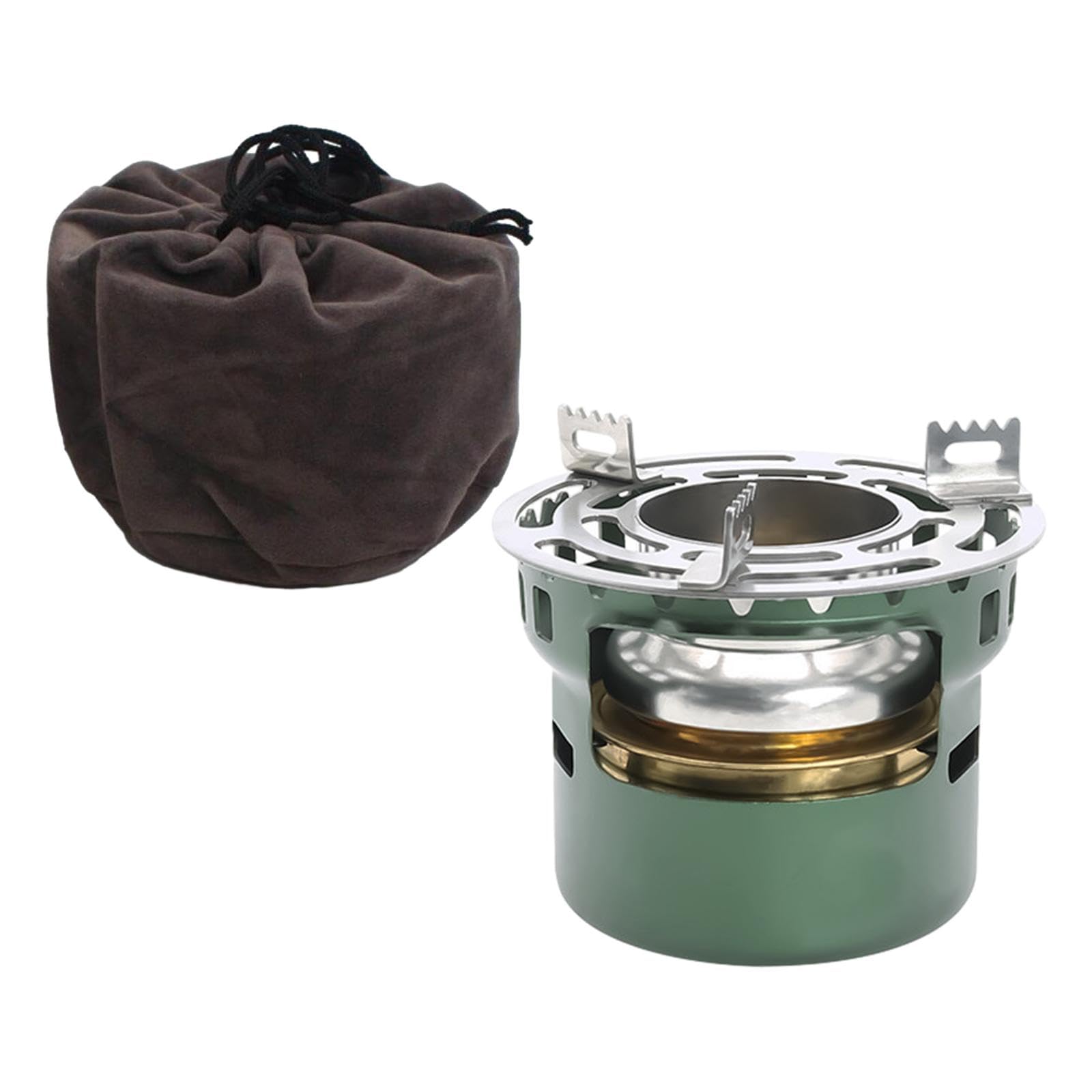 Ultralight Fornello Ad Alcool Forno di Campeggio Trekking Solidi Alcol Bruciatori Cucina All'aperto Picnic Stufa per Esterno Di Sopravvivenza  18