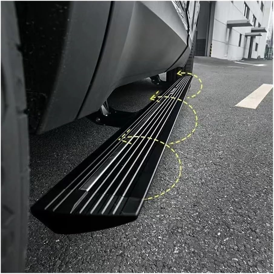 Automatic Electric Side Steps Power Running Board Compatible with Defender 110 2017-2022 – Deployable Foot Pedal Land Rover SUV Exterior Accessories