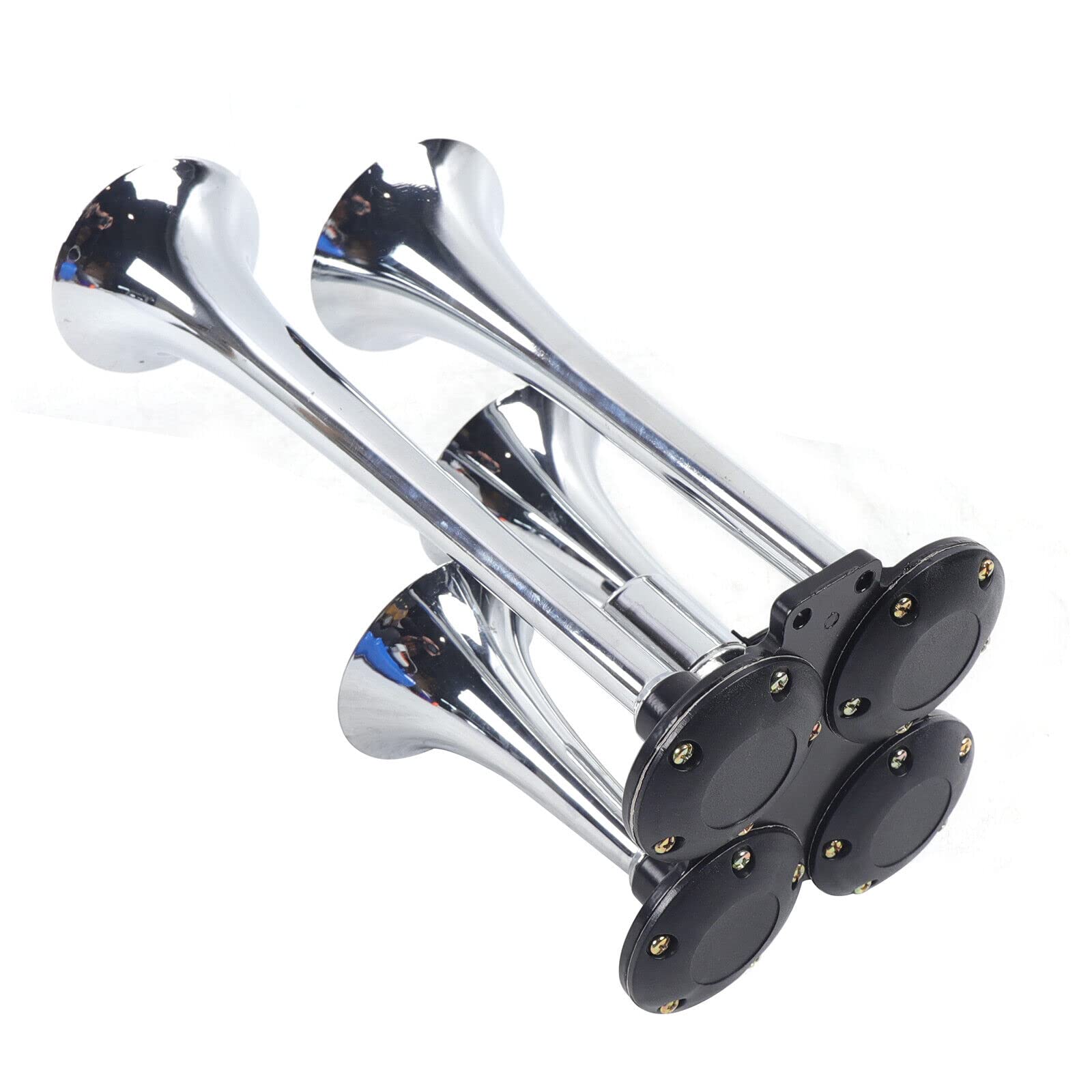 Air Horn Kit 6 litri con compressore d'aria 150 PSI 12 V 6L compressore d'aria Compressore & 4 trombe. 6L serbatoio fuir pneumatici di veicoli, motori auto e biciclette; palline, giocattoli e barche