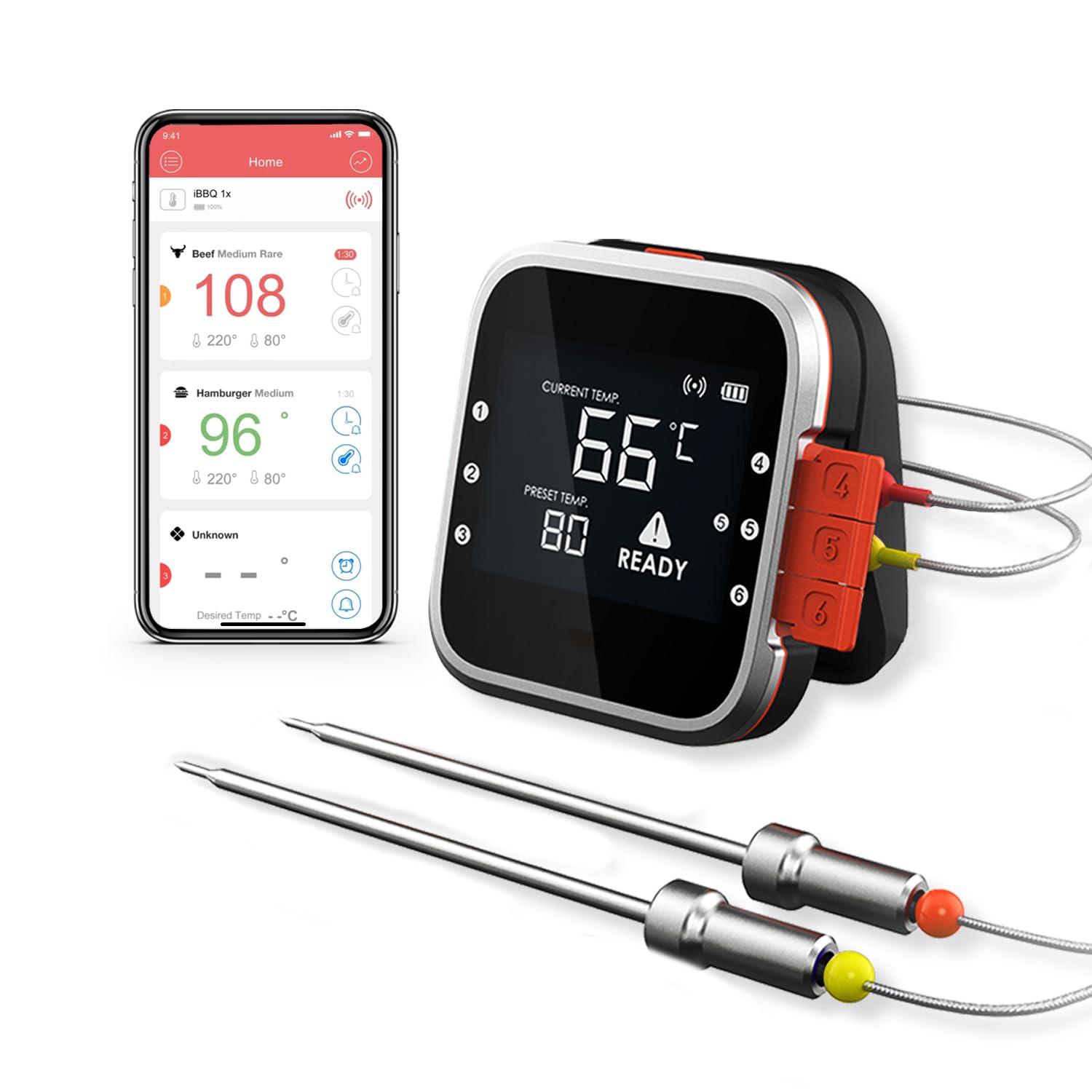 Bluetooth Meat Thermometer Wireless Meat Thermometer