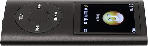 Reproductor de música digital, reproductor de MP3 ultrafino compatible con la mayoría de formatos de sonido, compatible con tarjeta de memoria,