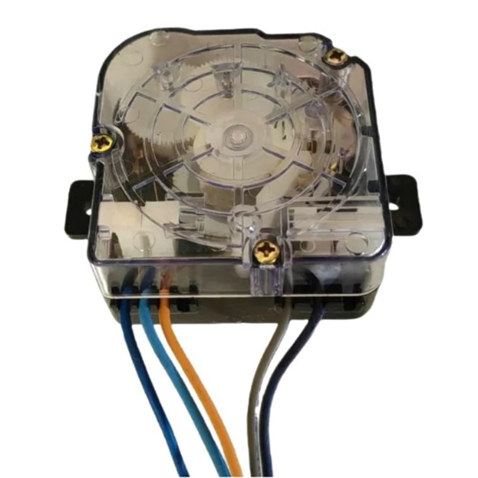 DXT-15 Temporizador de lavadora de 15 minutos con 5 cables y piezas de repuesto planas de doble oreja