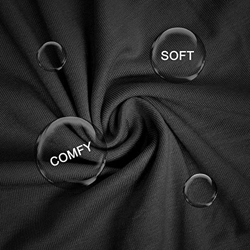 Amposh Women's Maternity Pants Stretchy Lounge Workout Pants Casual Loose Comfy Pregnancy Joggers With Pockets(Black, M) #TOP4