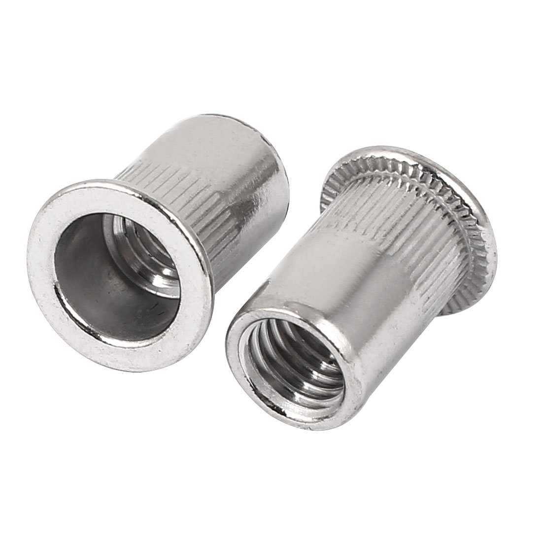 M10 Stainless Steel Flat Head Rivet Nut Insert Silver Tone 50pcs (b61ec147911d1004bc21ba65d1fc3ca9)
