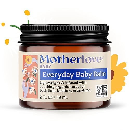 Miniatura 6 de Motherlove Everyday Baby Balm (2 onzas) a base de plantas, esencial para bebés totalmente naturales para recién nacidos, bebés y niños pequeños,