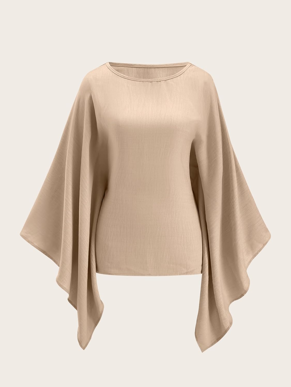 Women's 2 Piece Outfits Elegant Dolman Long Sleeve Blouse and Wide Leg Pants Matching Sets - Image 3