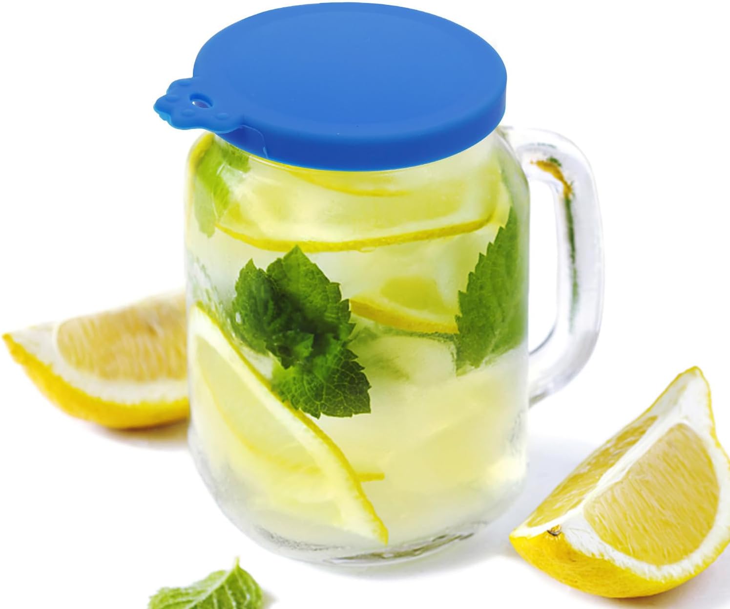 Silicone Can Covers and Wide Mouth Jar Lids Blue Food-grade Silicone Can Sealing Lids for Soda, Milk, and Large Jars Food Preservation and Drink Storage image 4