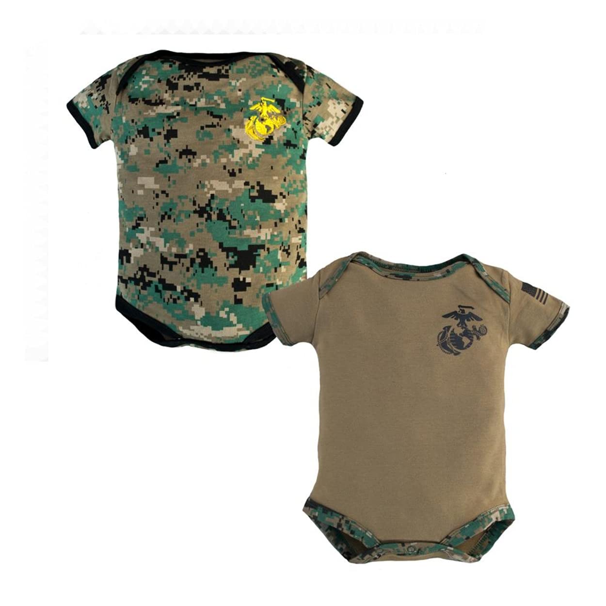 Trooper Clothing US Marine Corps Baby Bodysuit With Marine Corps Logo (Camo, 3-6 Months) - Review, Price and Buying Guide