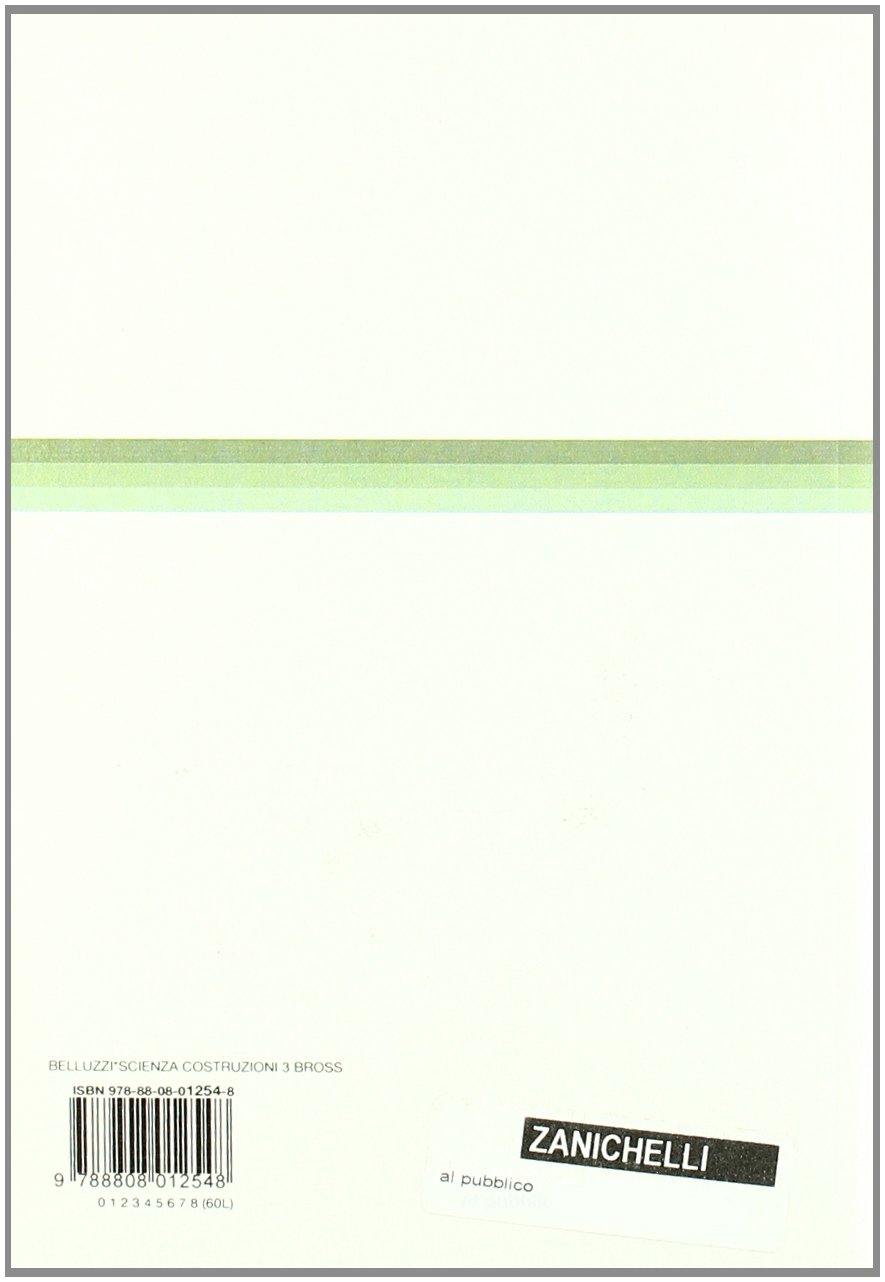 Scienza delle costruzioni (Vol. 3)