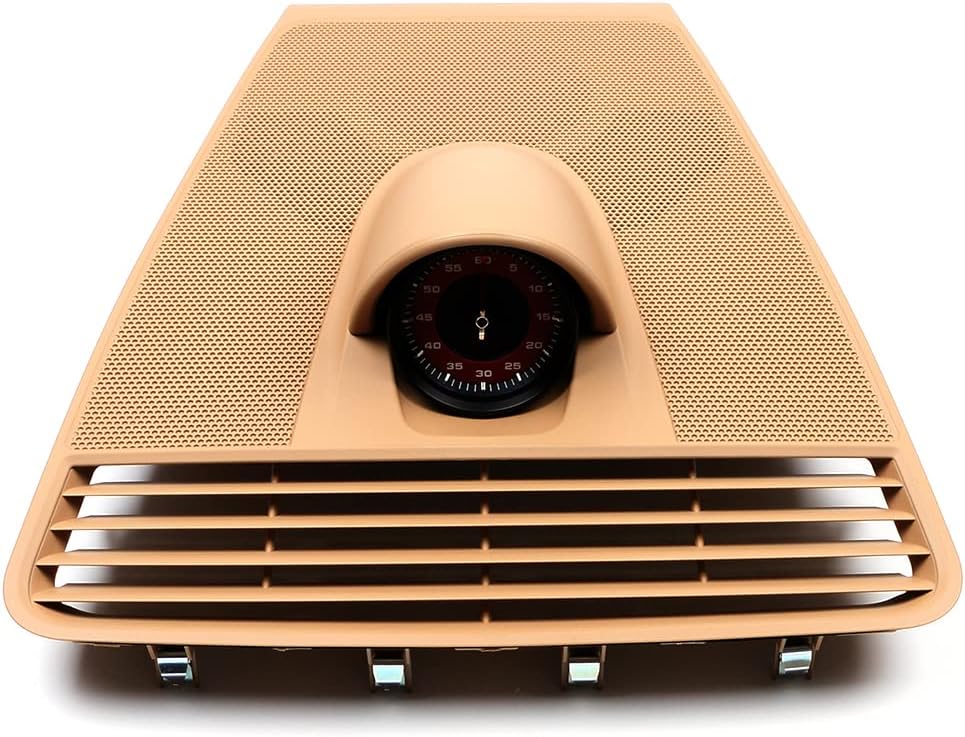 Car Dashboard Clock Panel Bezel,ABS Car Dashboard Panel Cover Trim with Red Stopwatch Fit for PorschePanamera 2017-2021,Red